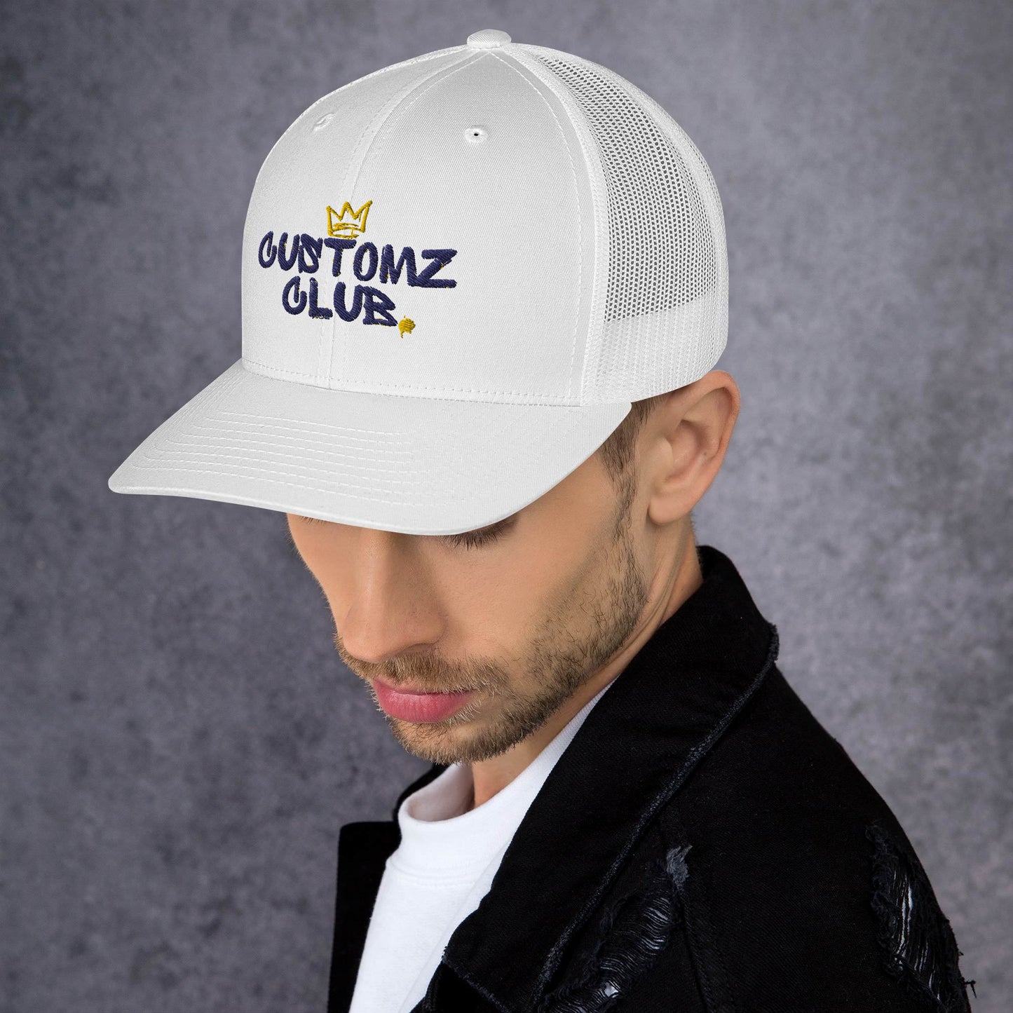 Customz Club Trucker Cap Navy/Gold