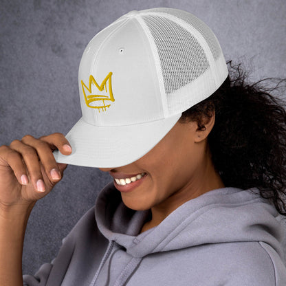 Customz Club Trucker Cap Gold Crown