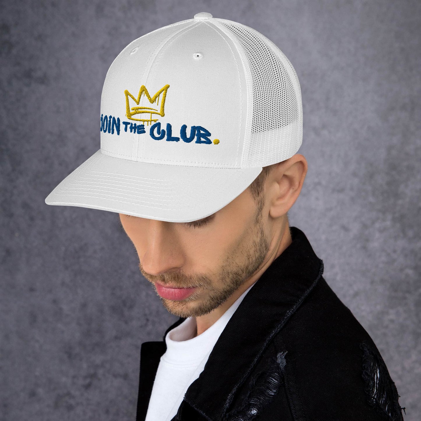 Customz Club Trucker Cap Join the Club Blue/Gold